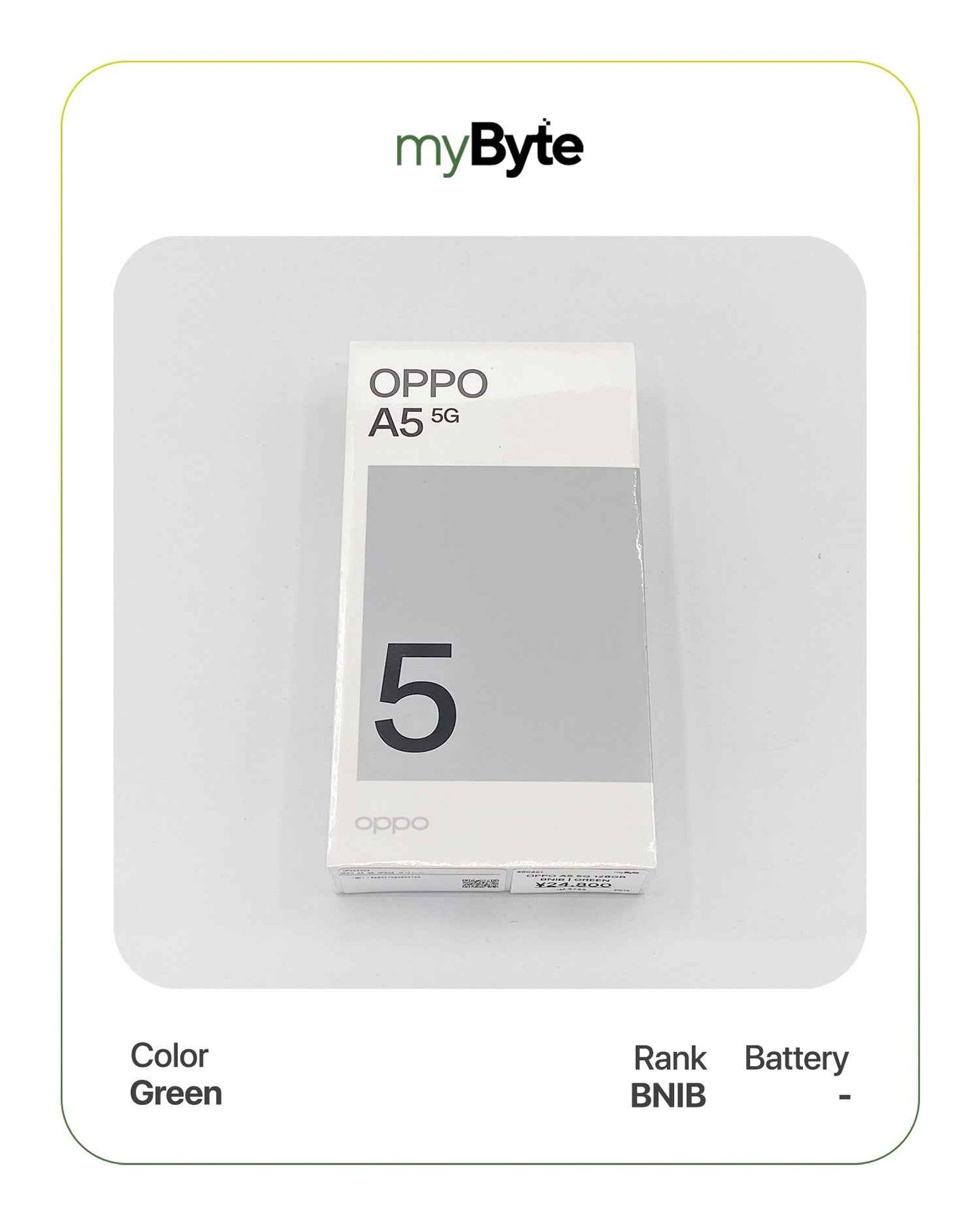 OPPO A5 5G 128GB (Sim Free) myByte International