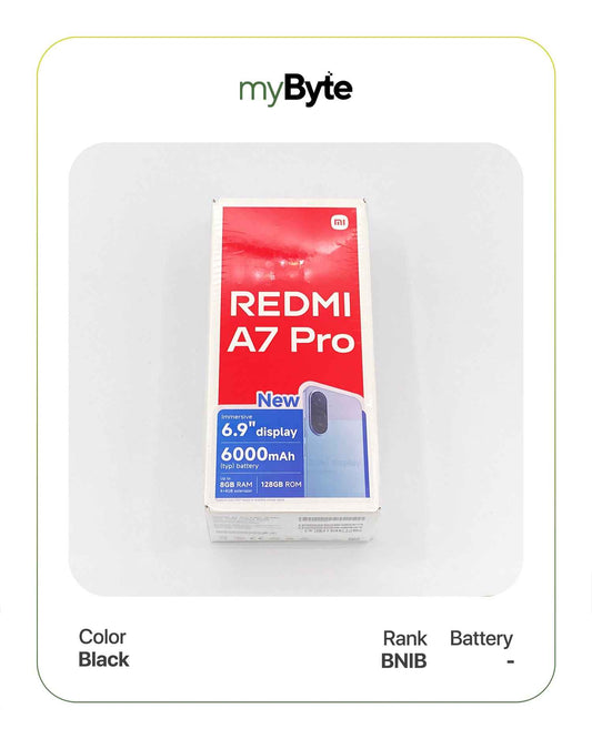 Redmi A7 Pro 5G 128GB (SIM Free) Black SIM Free myByte International