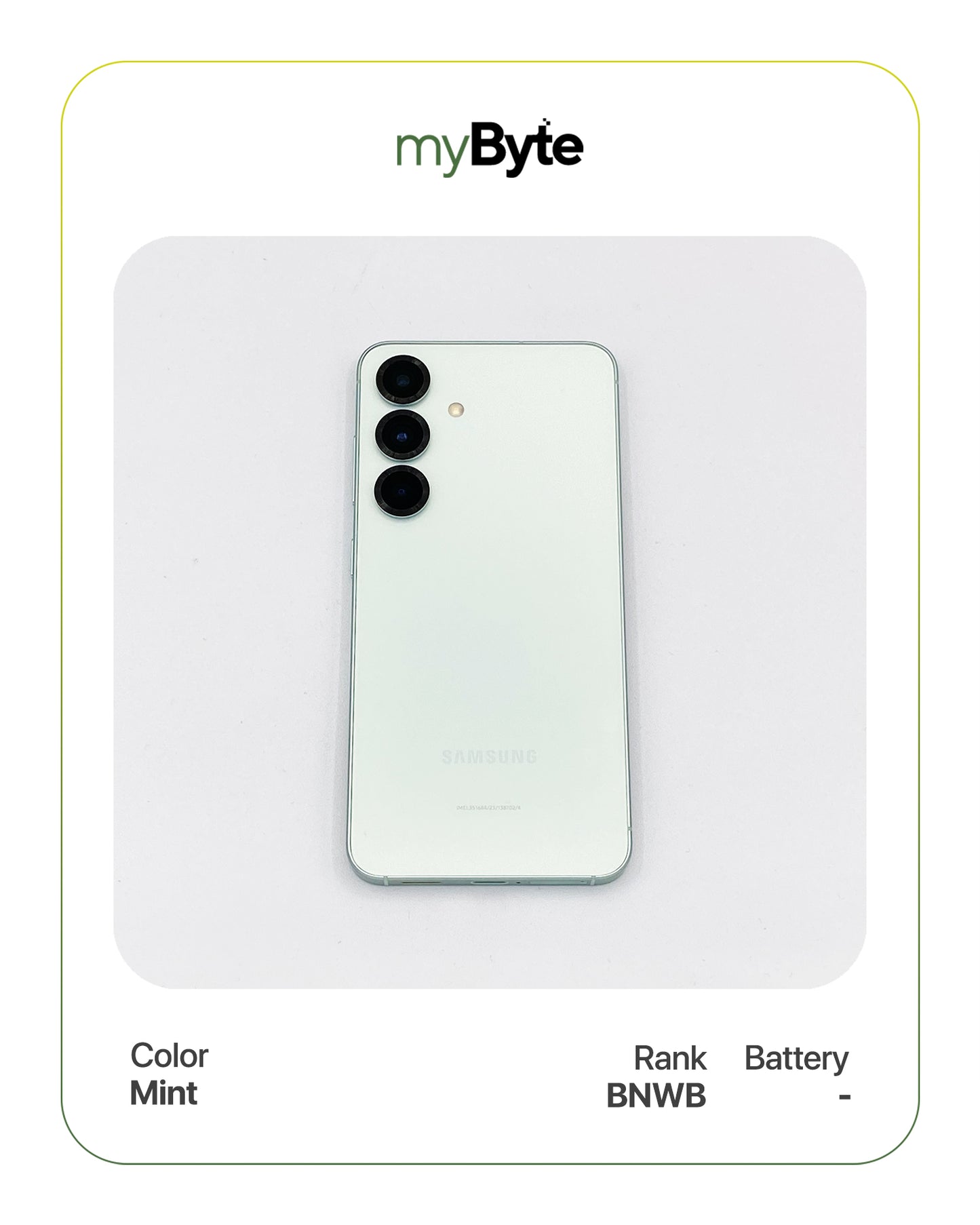 Samsung Galaxy S25 5G 256GB (SIM Free) Mint SoftBank (-) myByte International