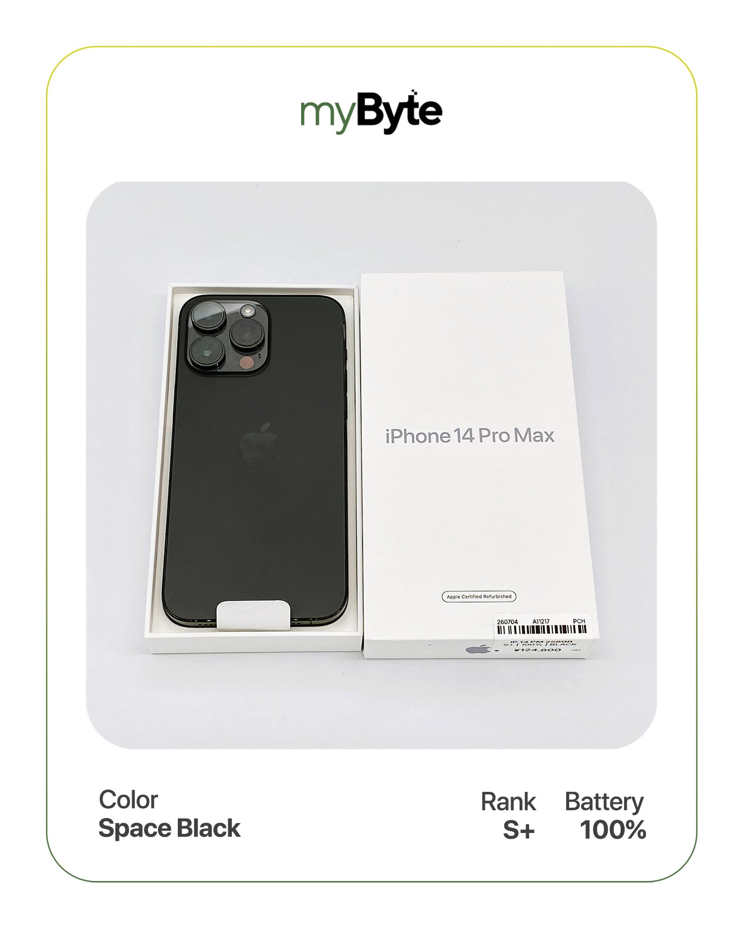 iPhone 14 Pro Max 5G 256GB (SIM Free) myByte International