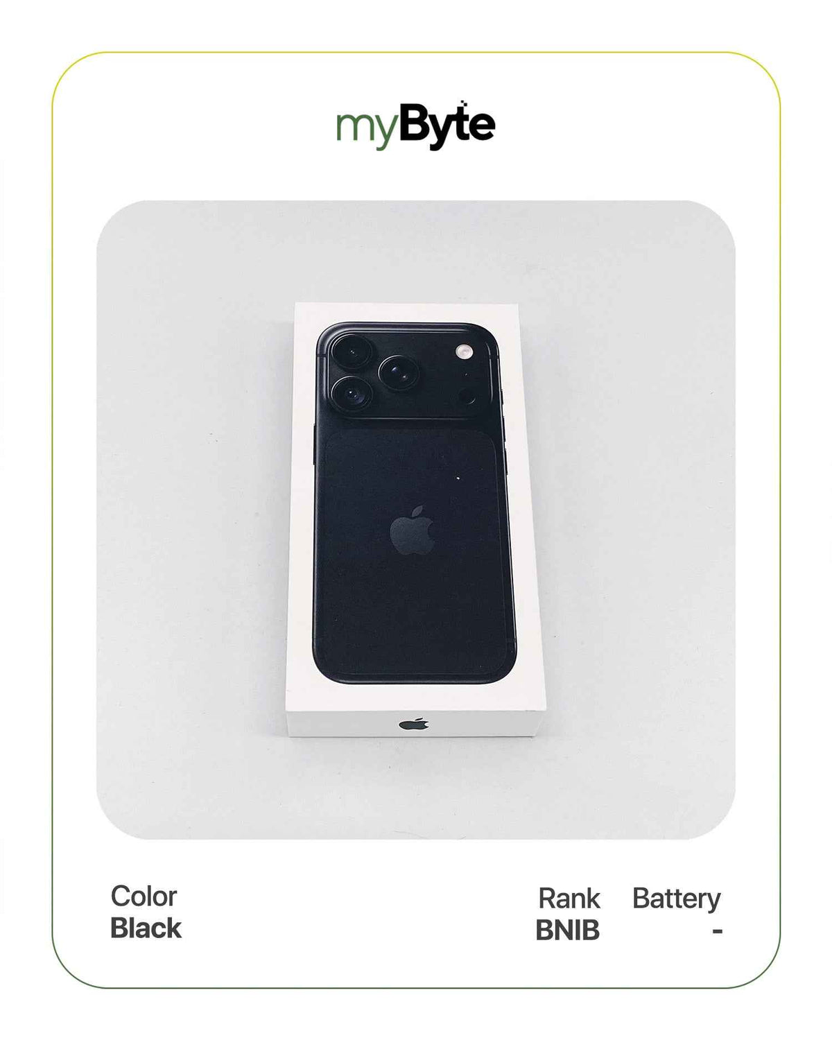 iPhone 18 Pro Max 5G 512GB eSIM (SIM Free) Black myByte International