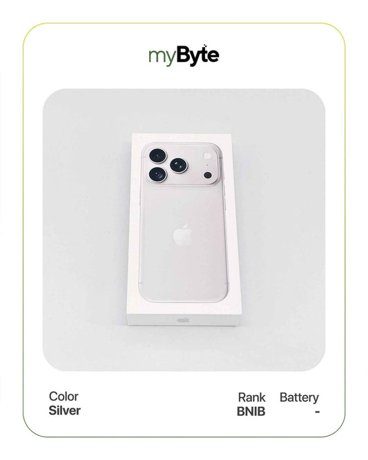 iPhone 18 Pro 5G 256GB eSIM (SIM Free) Silver myByte International
