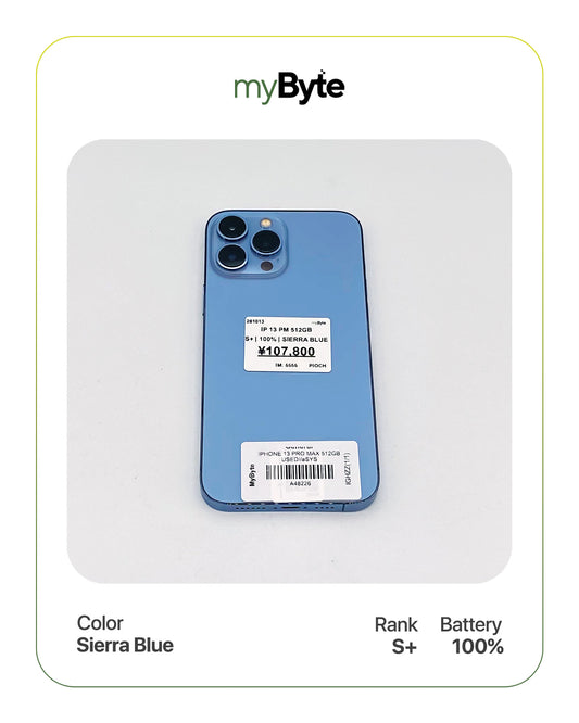 iPhone 13 Pro Max 5G 512GB (SIM Free) myByte International