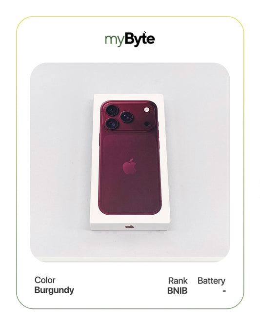 iPhone 18 Pro 5G 512GB eSIM (SIM Free) Burgundy myByte International