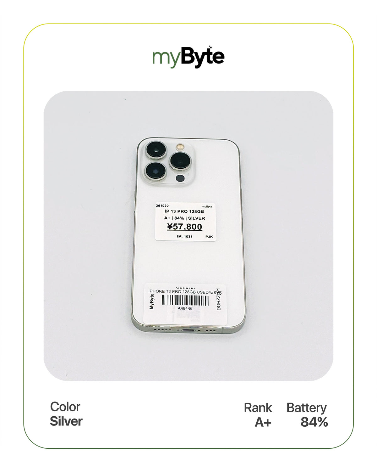 iPhone 13 Pro 5G 128GB (SIM Free) myByte International