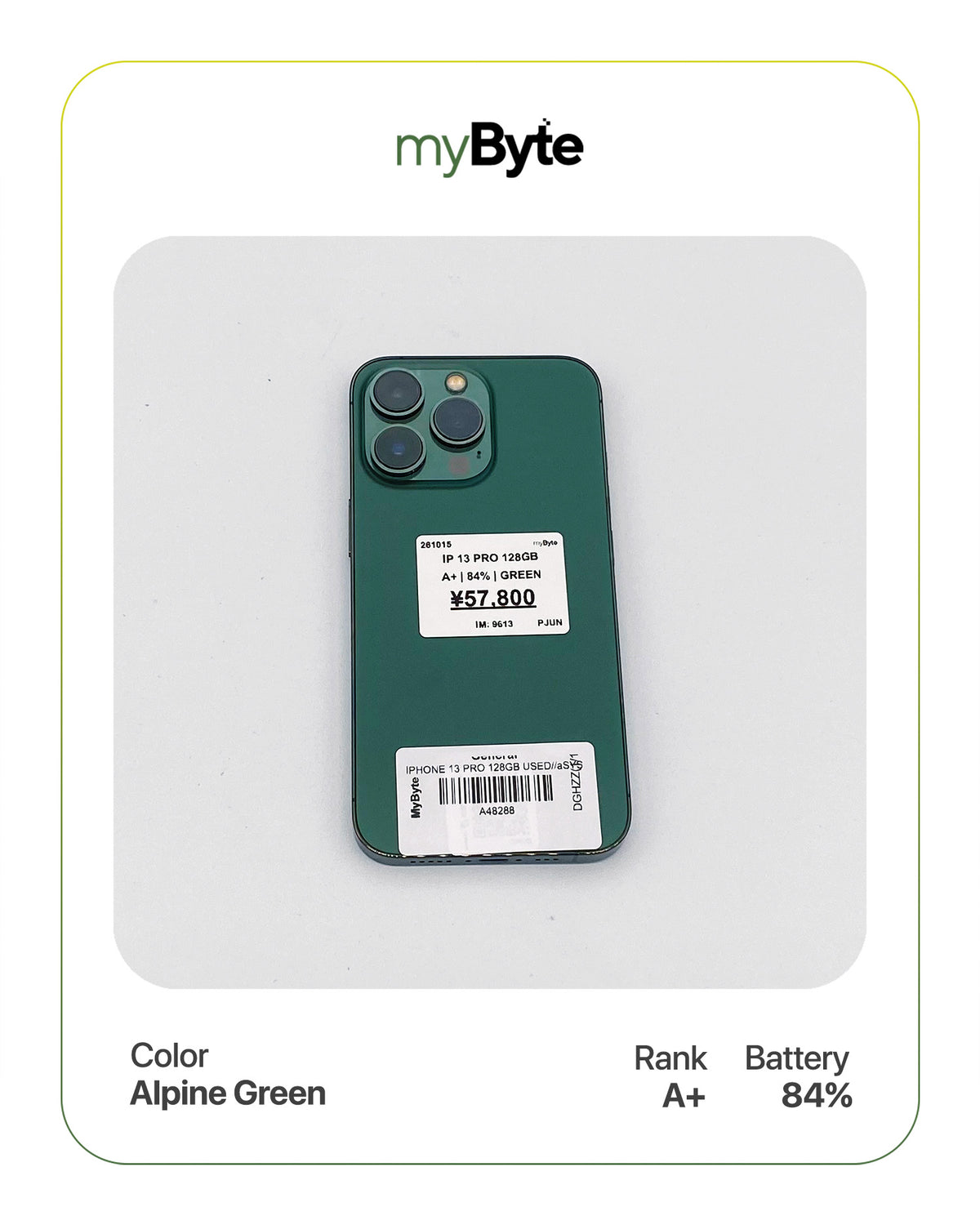 iPhone 13 Pro 5G 128GB (SIM Free) myByte International