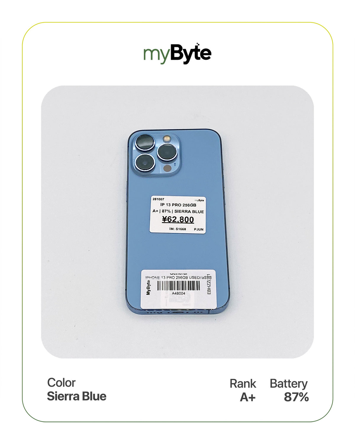 iPhone 13 Pro 5G 256GB (SIM Free) myByte International