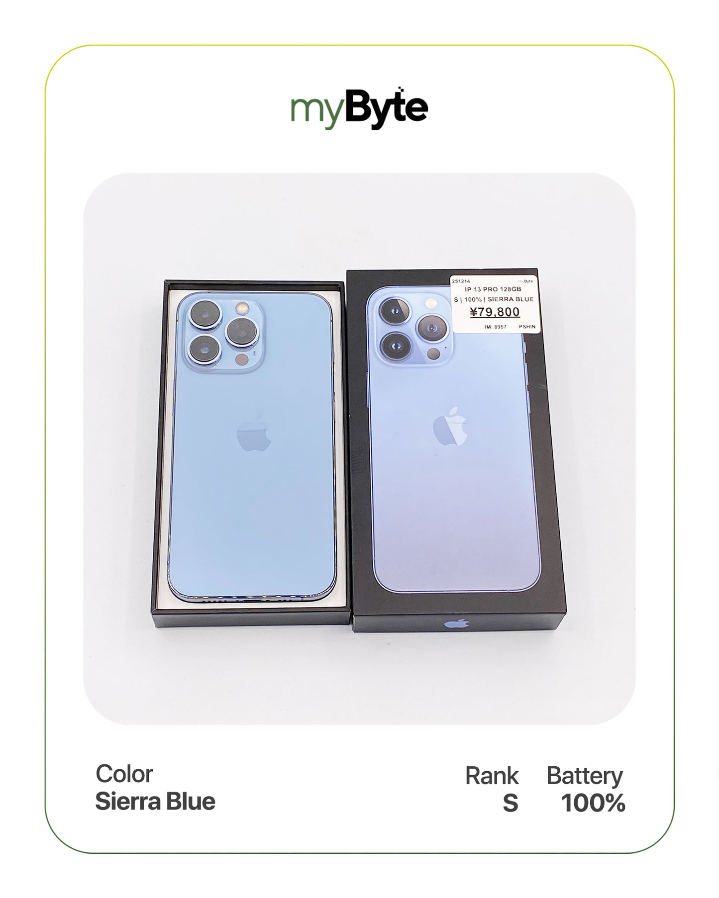 iPhone 13 Pro 5G 128GB (SIM Free) myByte International