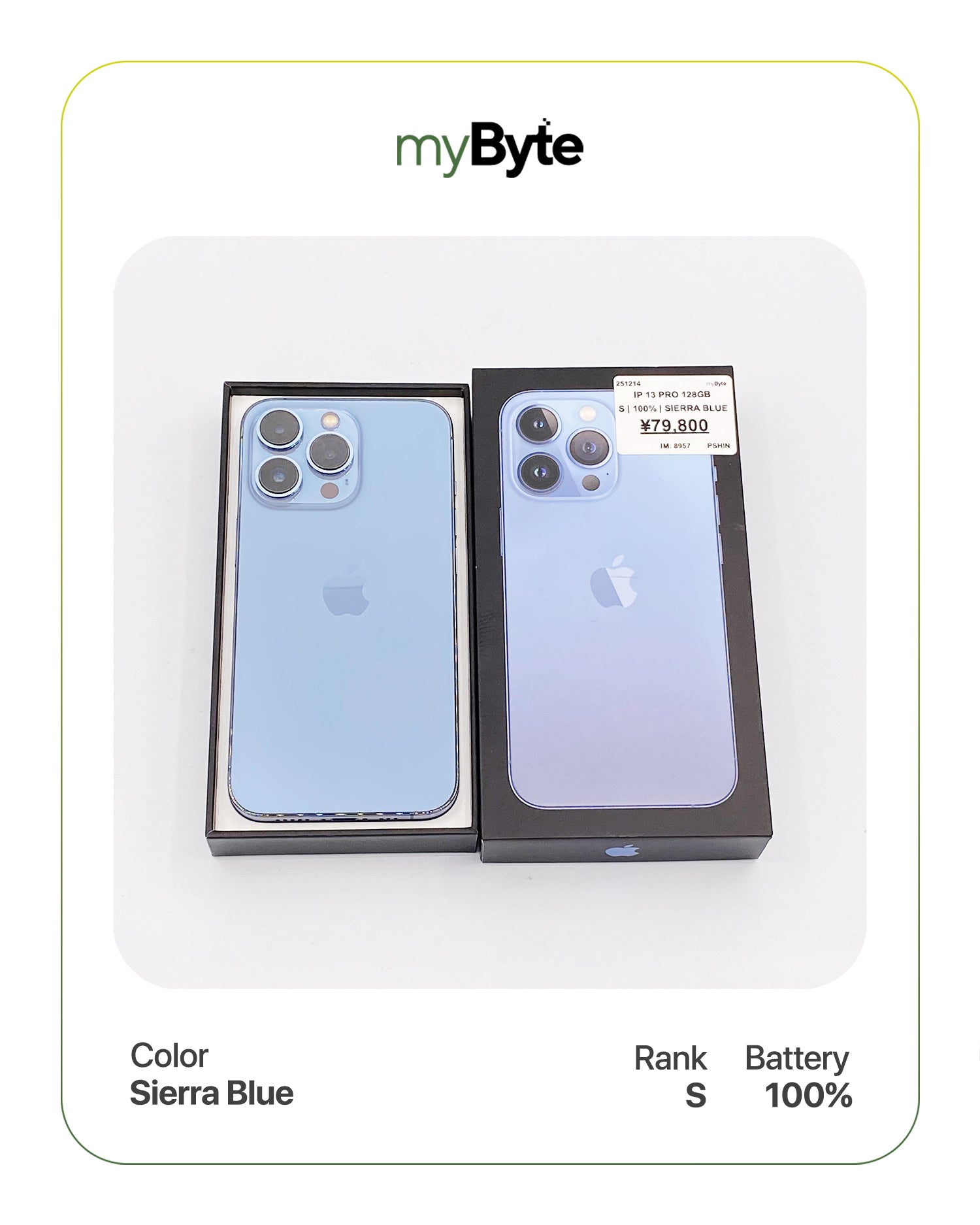 iPhone 13 Pro 5G 128GB (SIM Free) myByte International