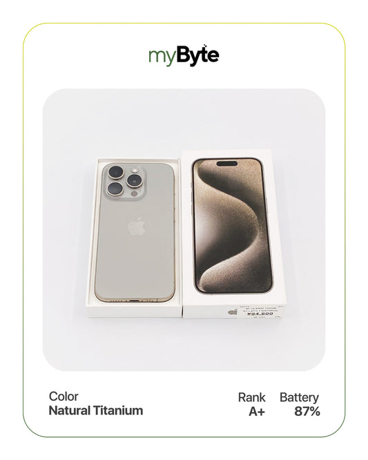 iPhone 15 Pro 5G 128GB (SIM Free) myByte International