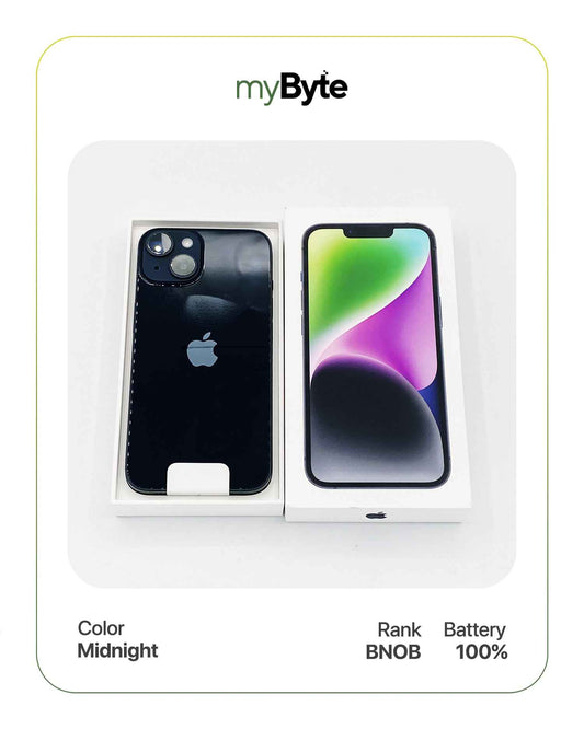 iPhone 14 5G 128GB (Sim Free) Midnight myByte International