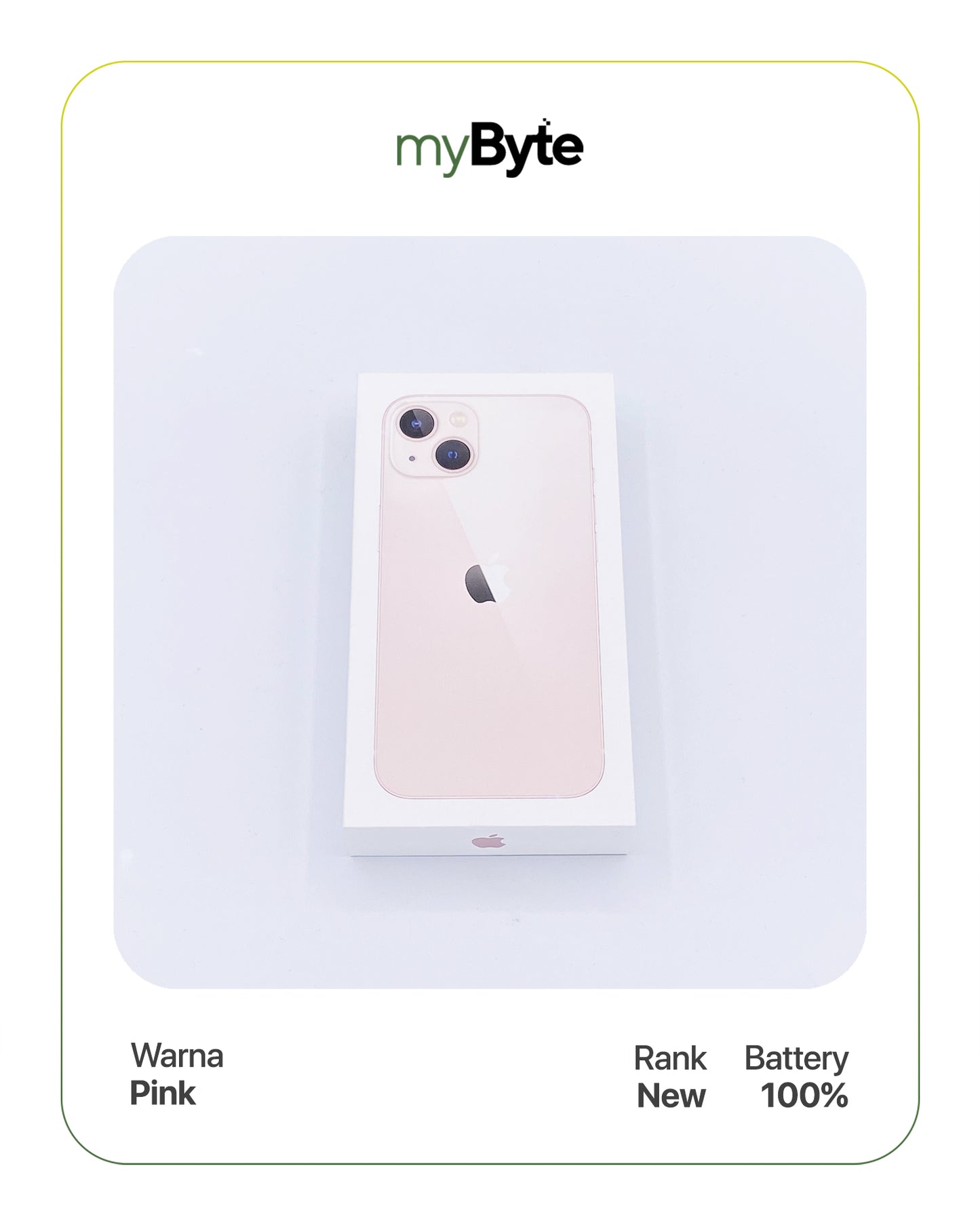 iPhone 13 5G 128GB (Sim Free) Pink myByte International