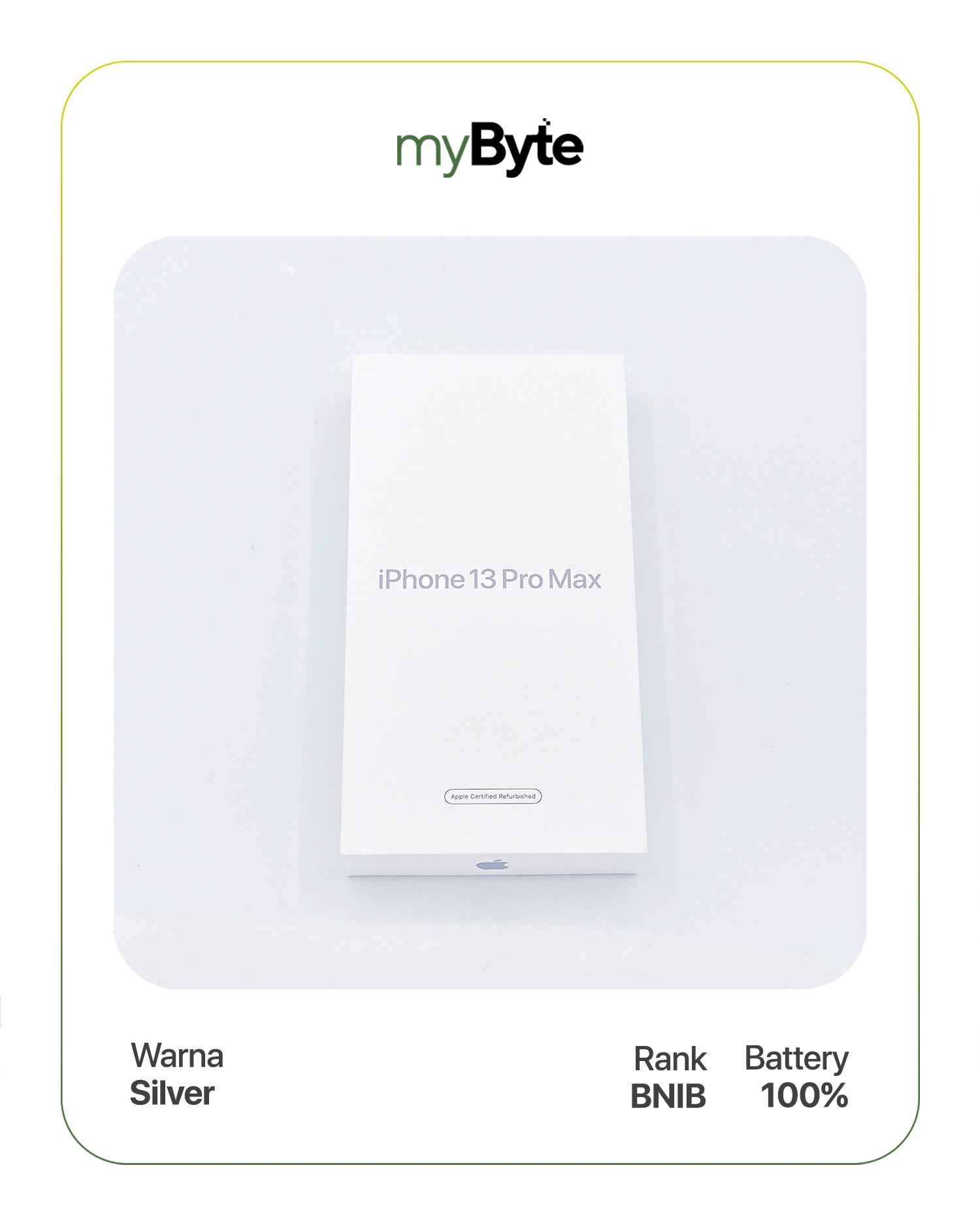 iPhone 13 Pro Max 5G 1TB (SIM Free) Silver SIM Free myByte International