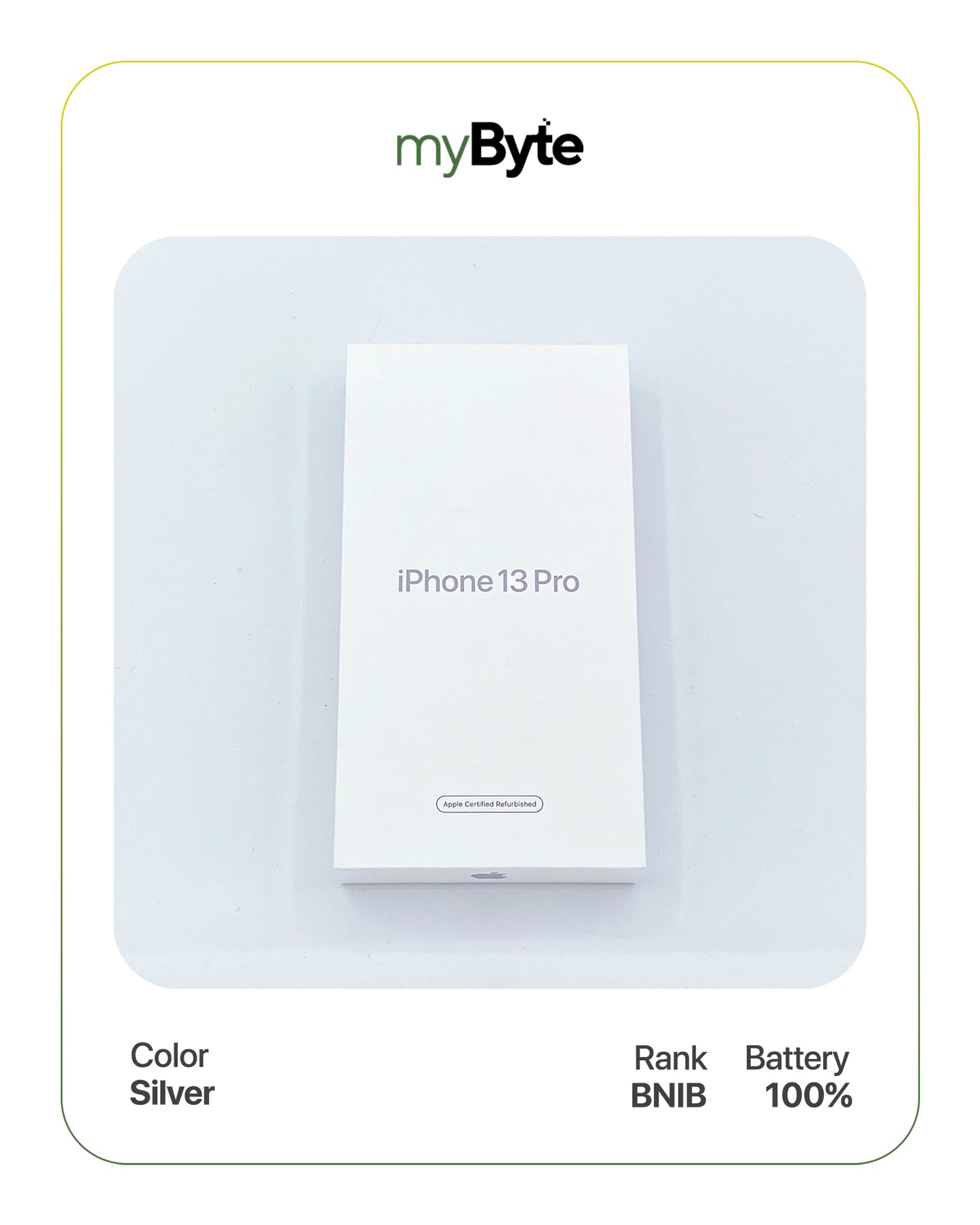 iPhone 13 Pro 5G 1TB (SIM Free) Silver SIM Free myByte International