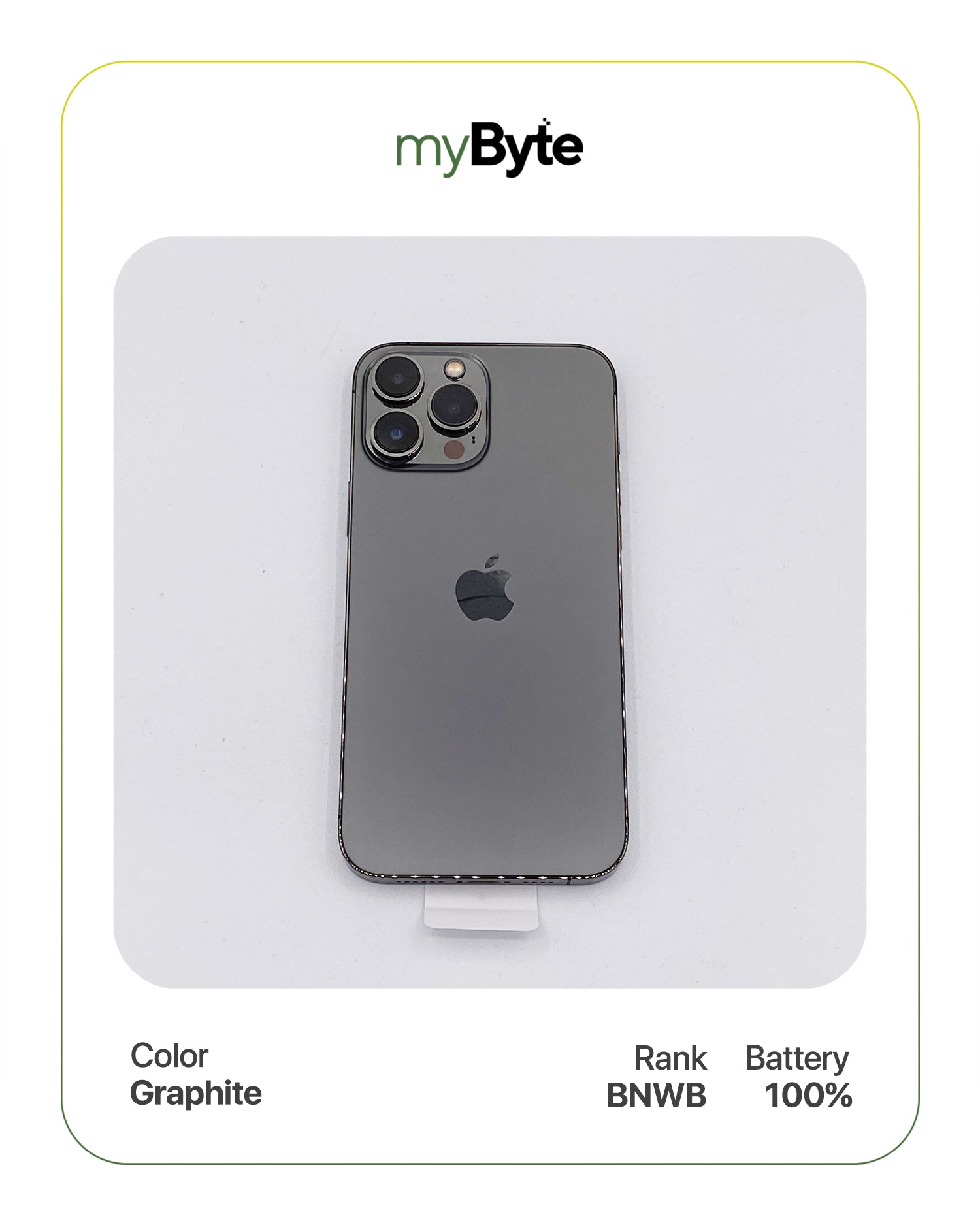 iPhone 13 Pro Max 5G 256GB (SIM Free) Graphite SIM Free myByte International