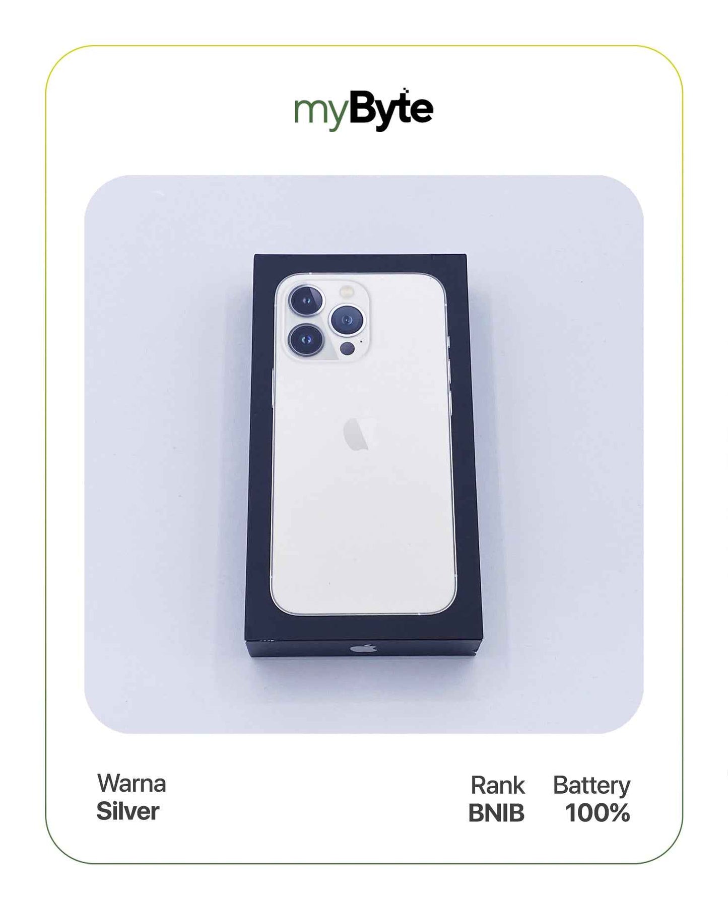 iPhone 13 Pro 5G 128GB (SIM Free) Silver myByte International