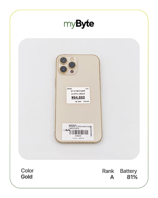 iPhone 12 Pro Max 5G 512GB (SIM Free) myByte International
