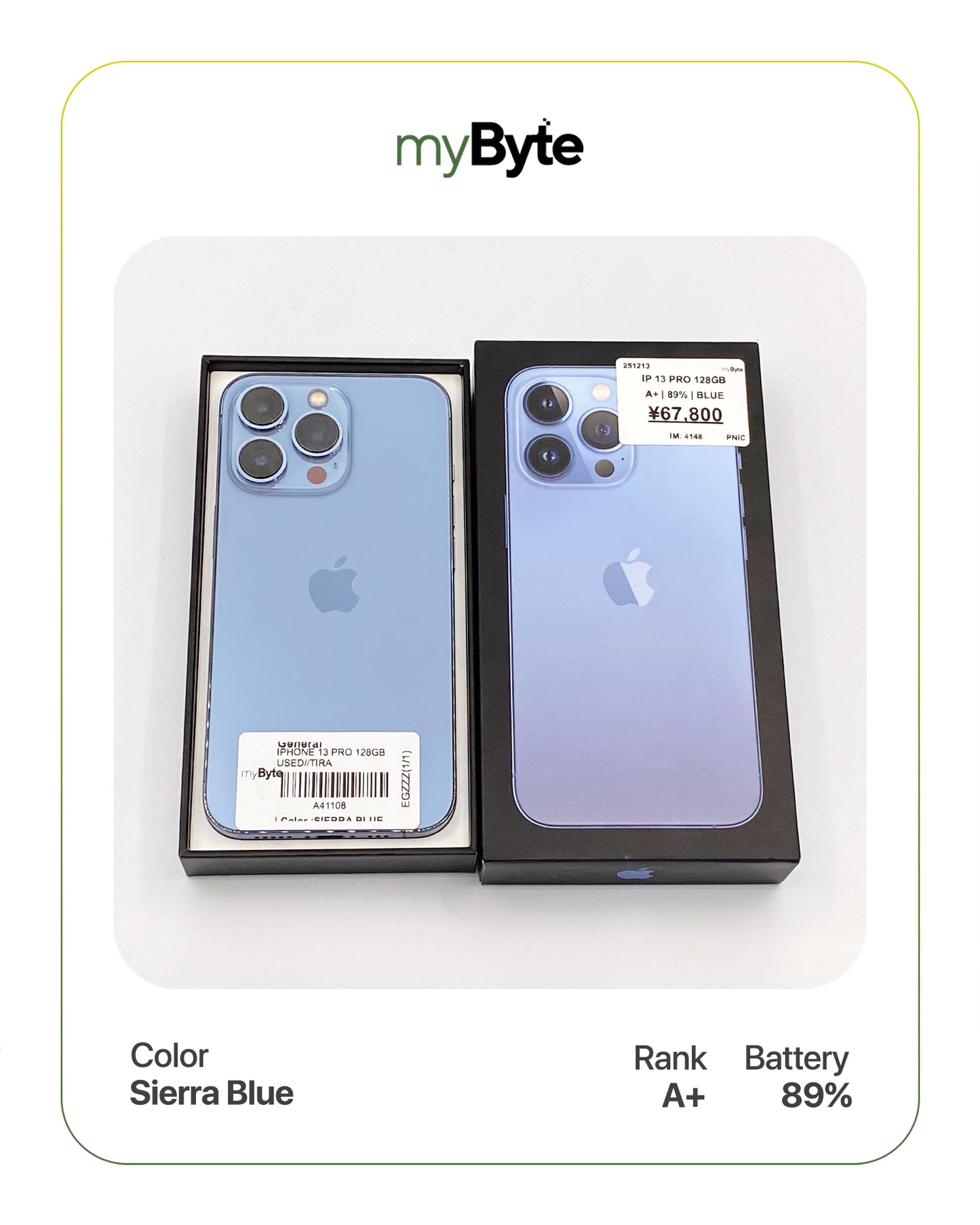 iPhone 13 Pro 5G 128GB (SIM Free) myByte International