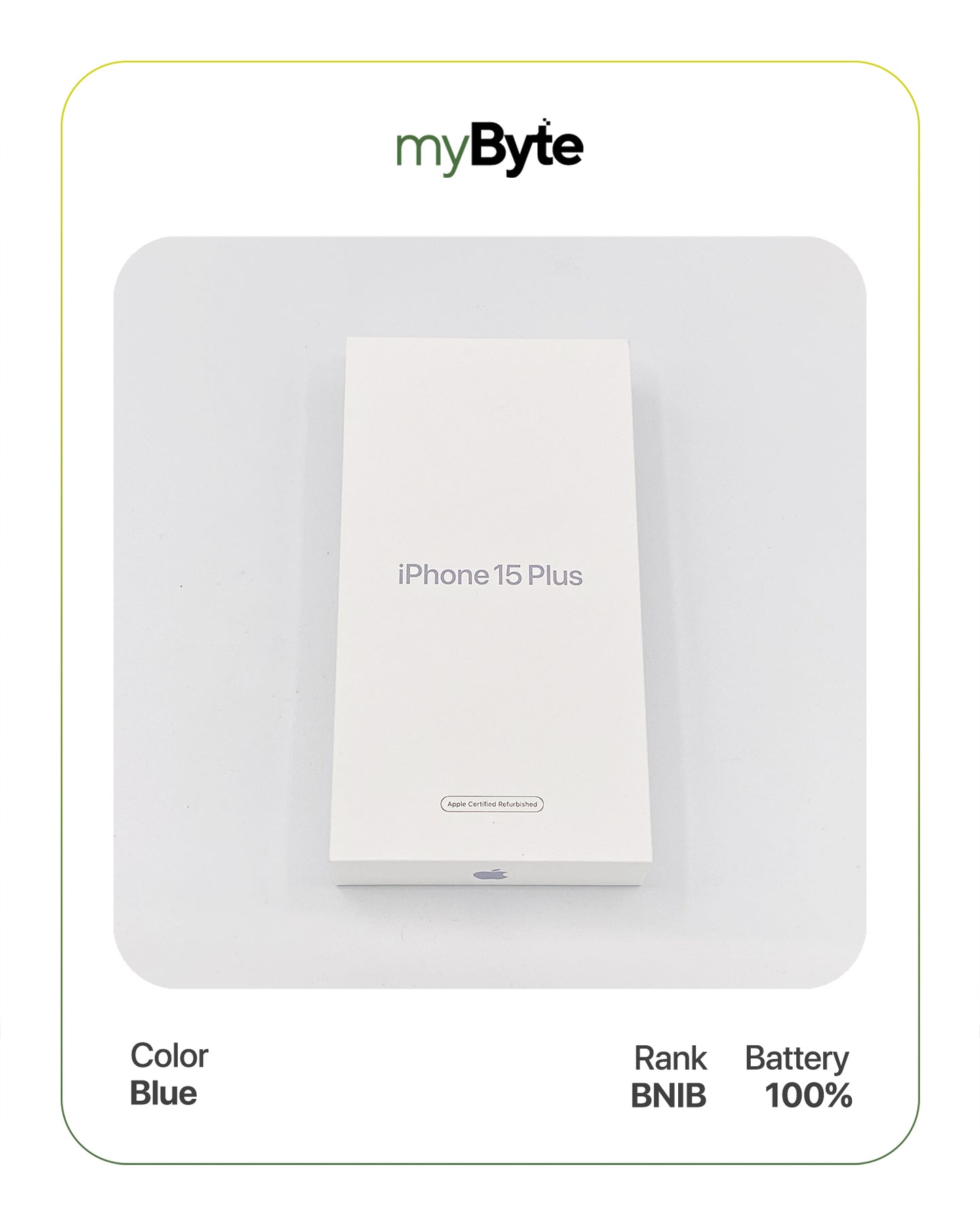 iPhone 15 Plus 5G 128GB (Sim Free) Blue SIM Free myByte International