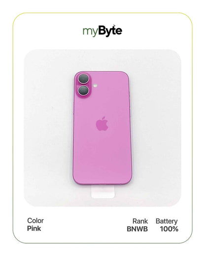 iPhone 16 5G 128GB (SIM Free) myByte International