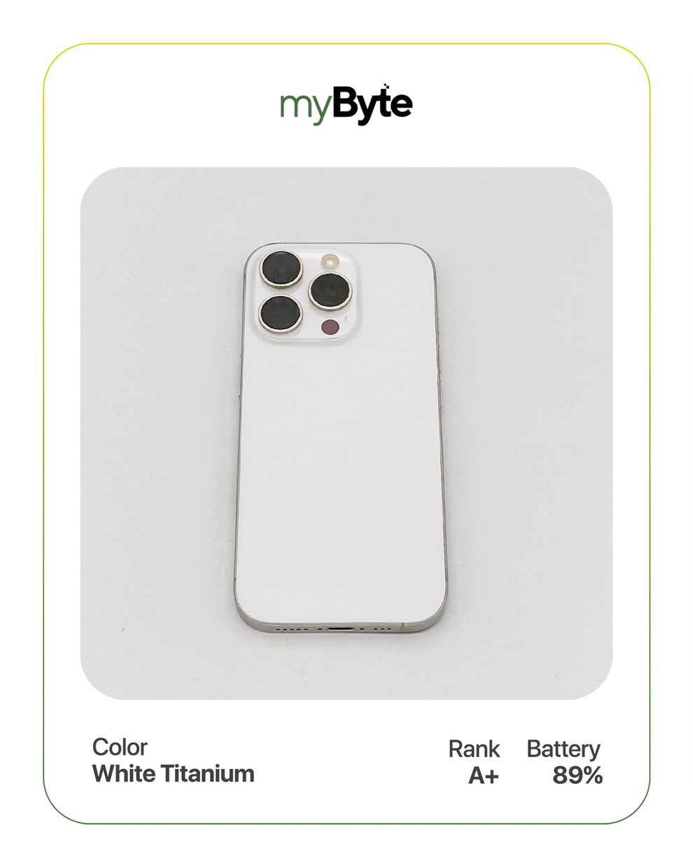 iPhone 16 Pro 5G 128GB (SIM Free) – myByte International