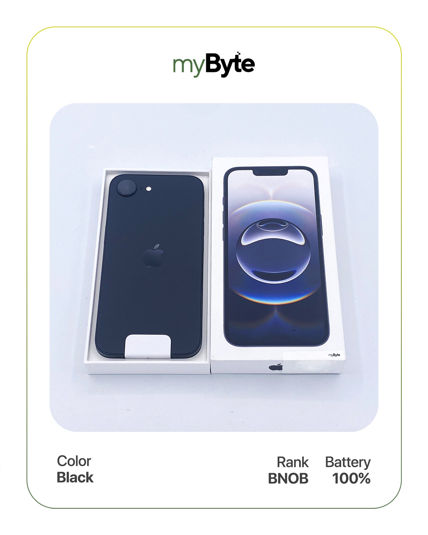 iPhone 16e 5G 128GB (Sim Free) Black SoftBank (-) myByte International