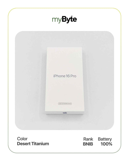 iPhone 16 Pro 5G 128GB (Sim Free) Desert Titanium SIM Free myByte International