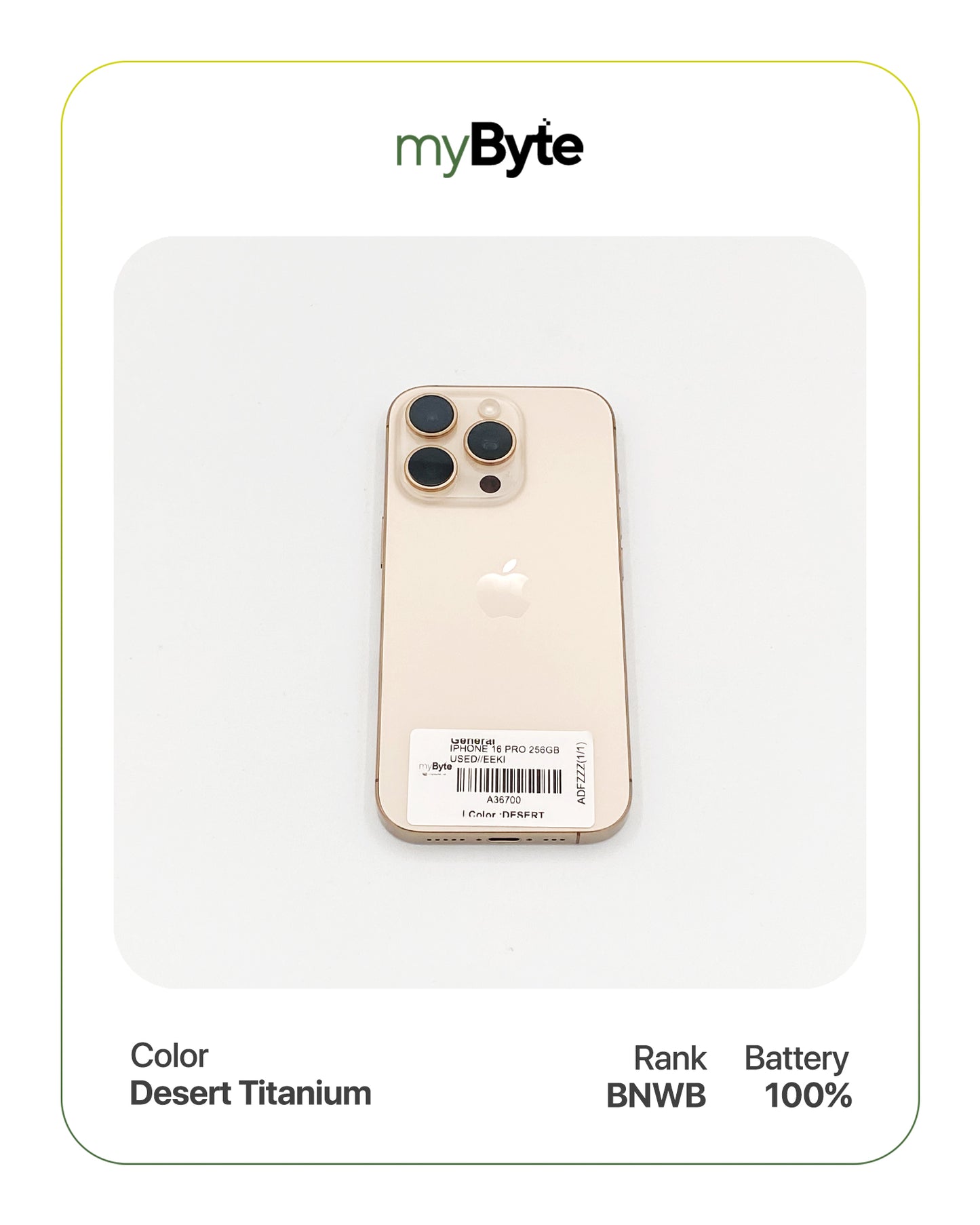 iPhone 16 Pro 5G 128GB (SIM Free)