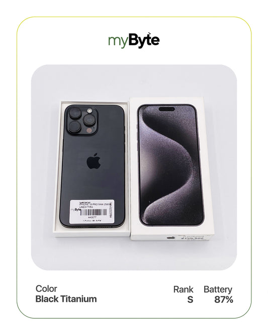 iPhone 15 Pro Max 5G 256GB (SIM Free) myByte International