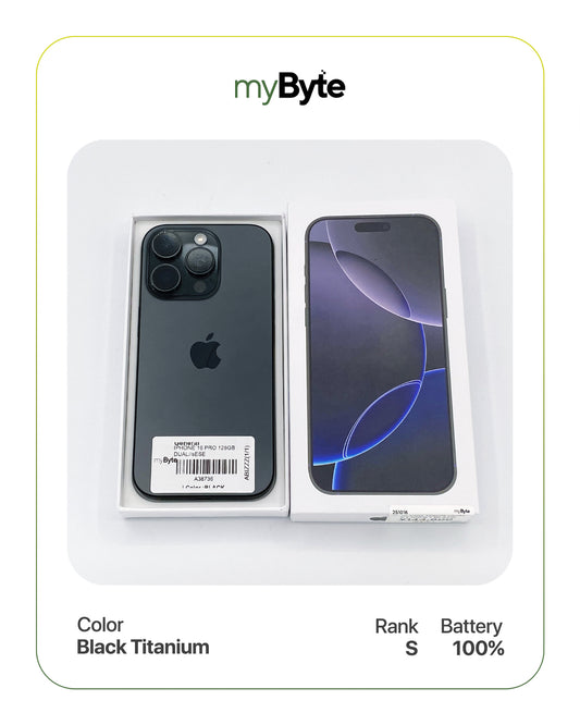 iPhone 16 Pro 5G 128GB Dual SIM (Silent Camera)