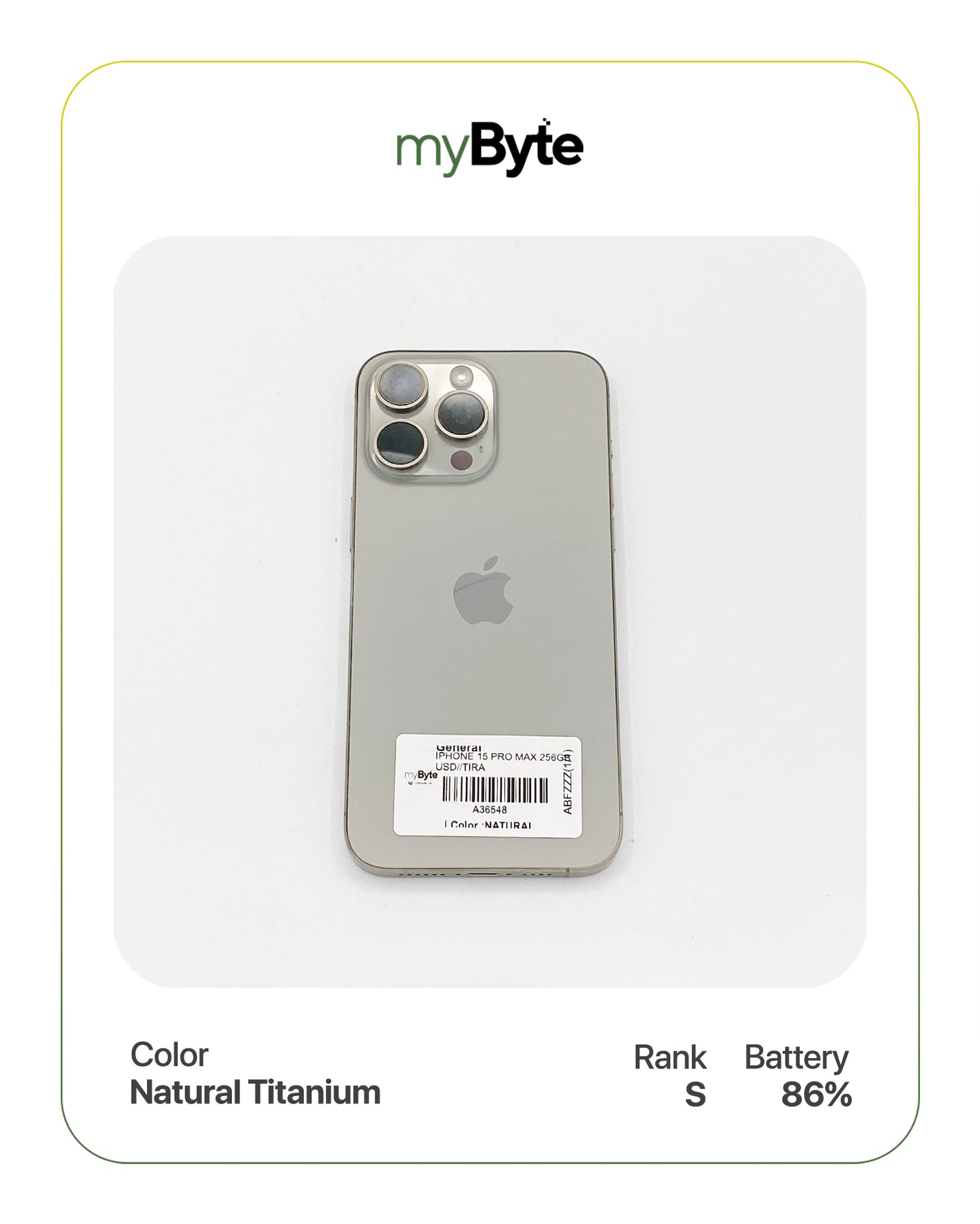 iPhone 15 Pro Max 5G 256GB (SIM Free)