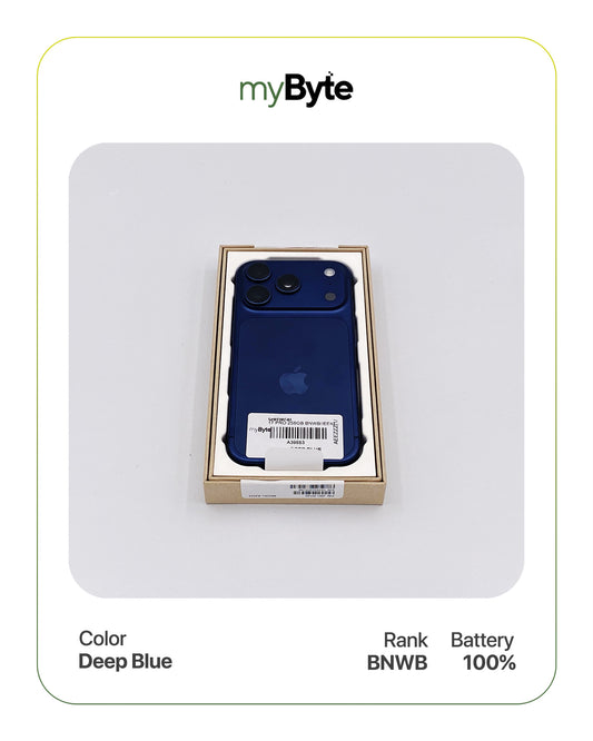 iPhone 17 Pro Max 5G 256GB eSIM (SIM Free) Deep Blue myByte International
