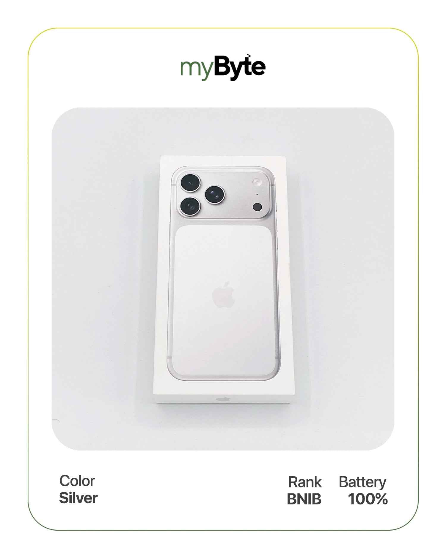 iPhone 17 Pro 5G 256GB eSIM (SIM Free) Silver myByte International