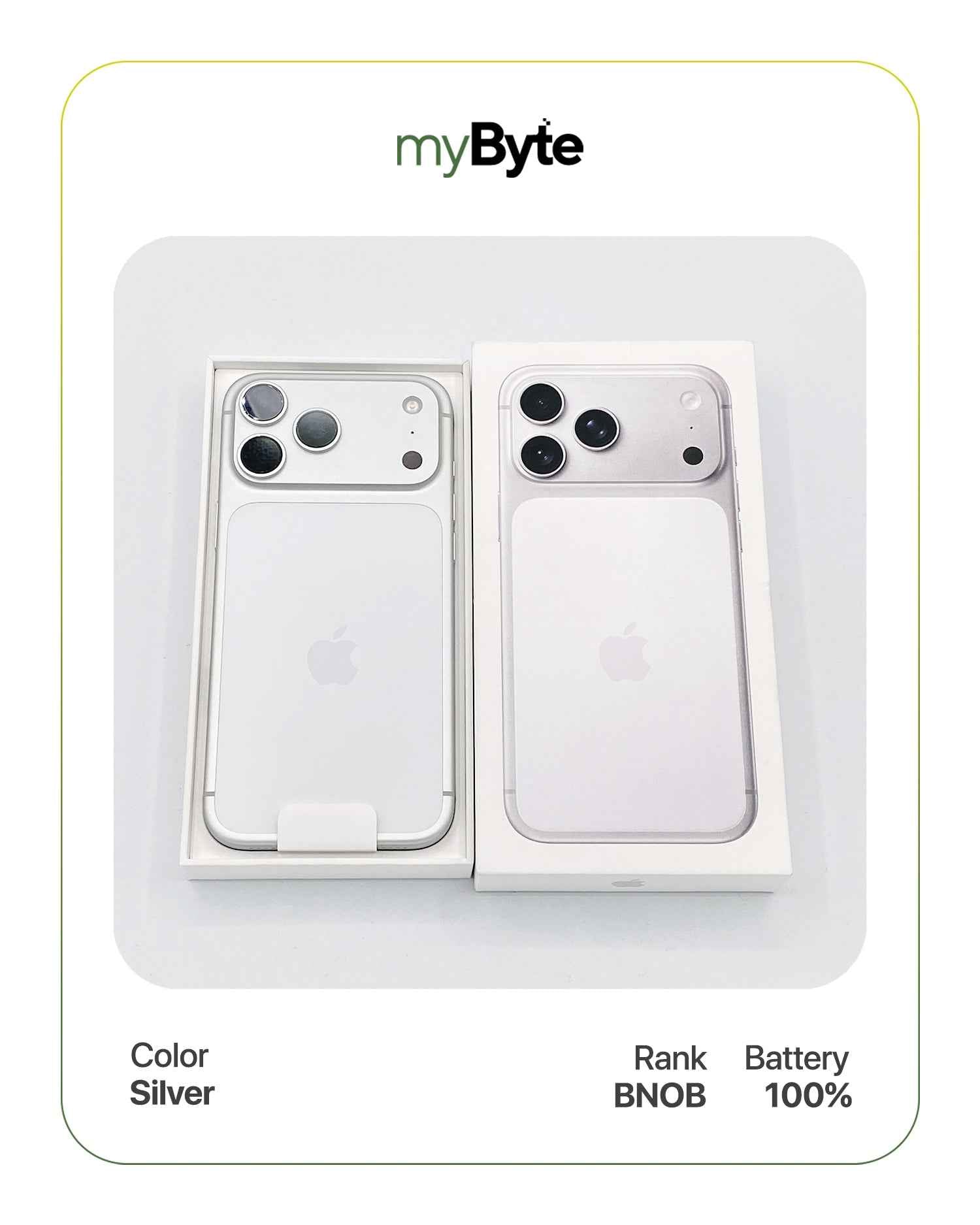 iPhone 17 Pro Max 5G 512GB eSIM (SIM Free) Silver myByte International