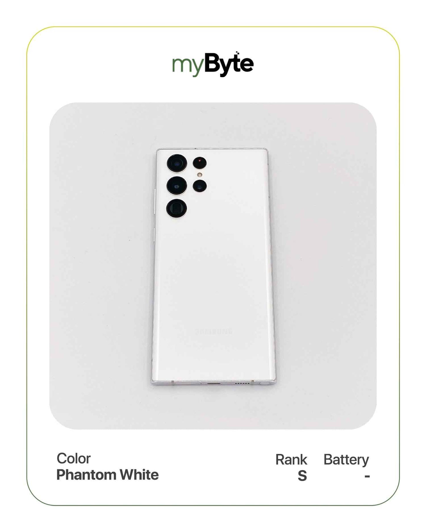 Samsung Galaxy S22 Ultra 5G 256GB (SIM Free) myByte International