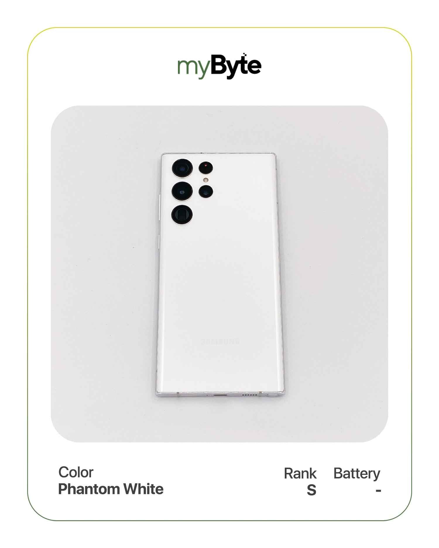 Samsung Galaxy S22 Ultra 5G 256GB (SIM Free) myByte International