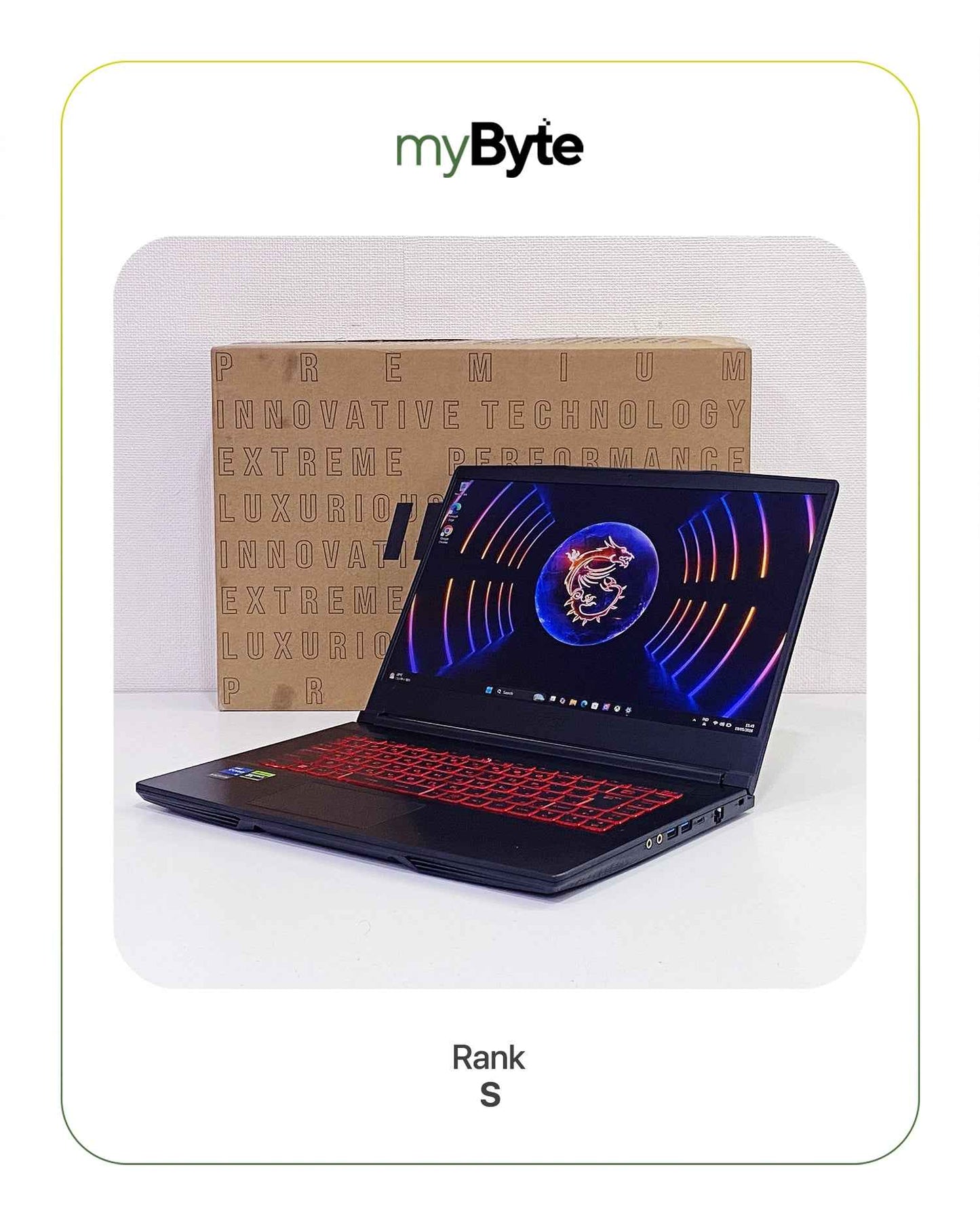 Gaming MSI Thin GF63 12VF myByte International