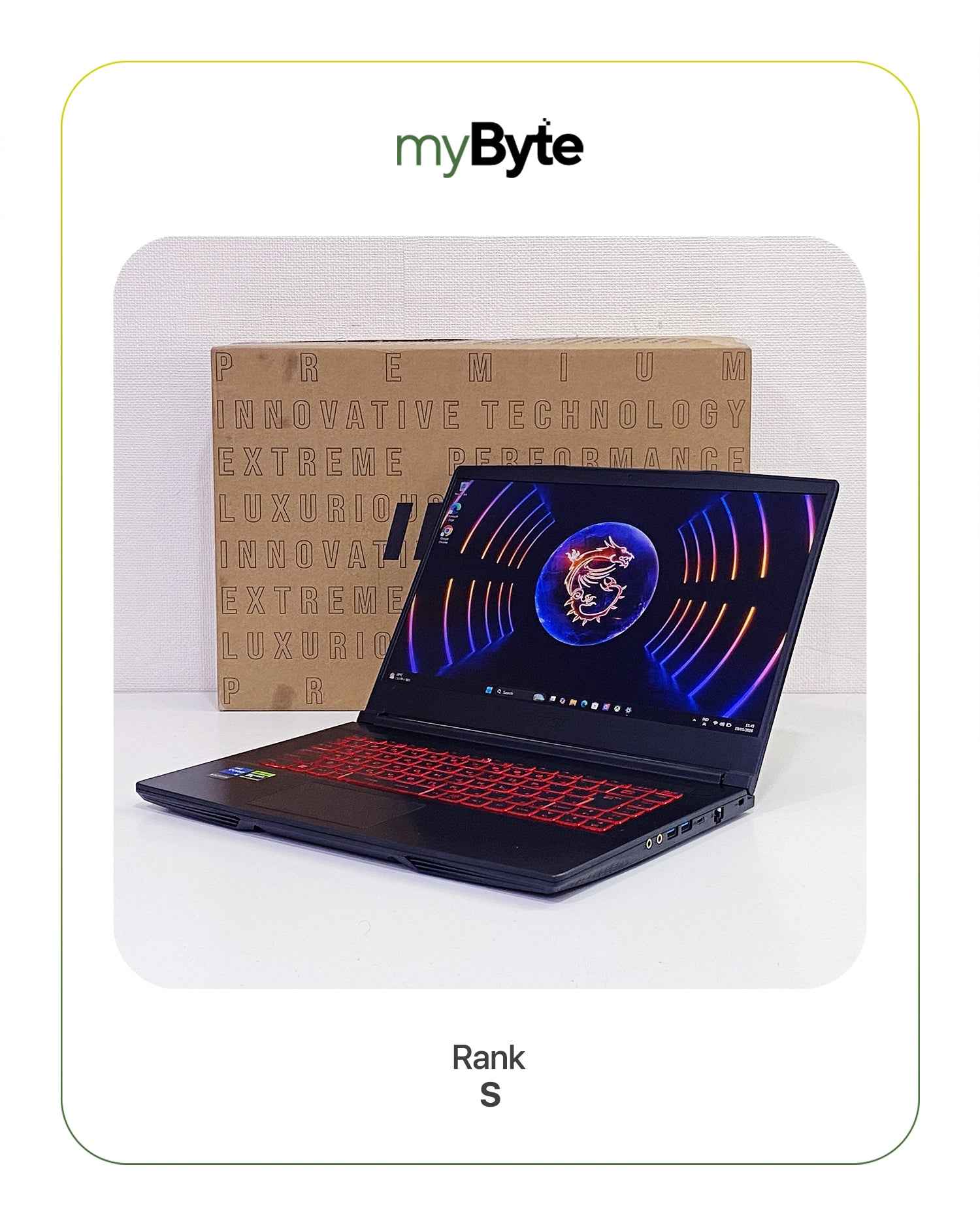Gaming MSI Thin GF63 12VF myByte International