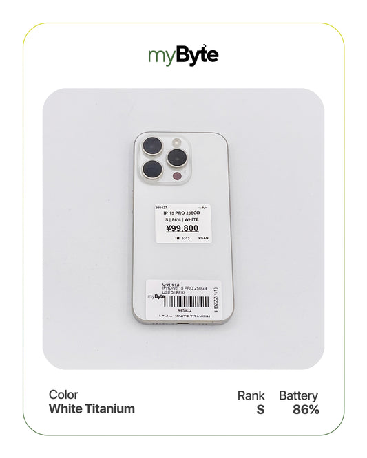 iPhone 15 Pro 5G 256GB (SIM Free) myByte International