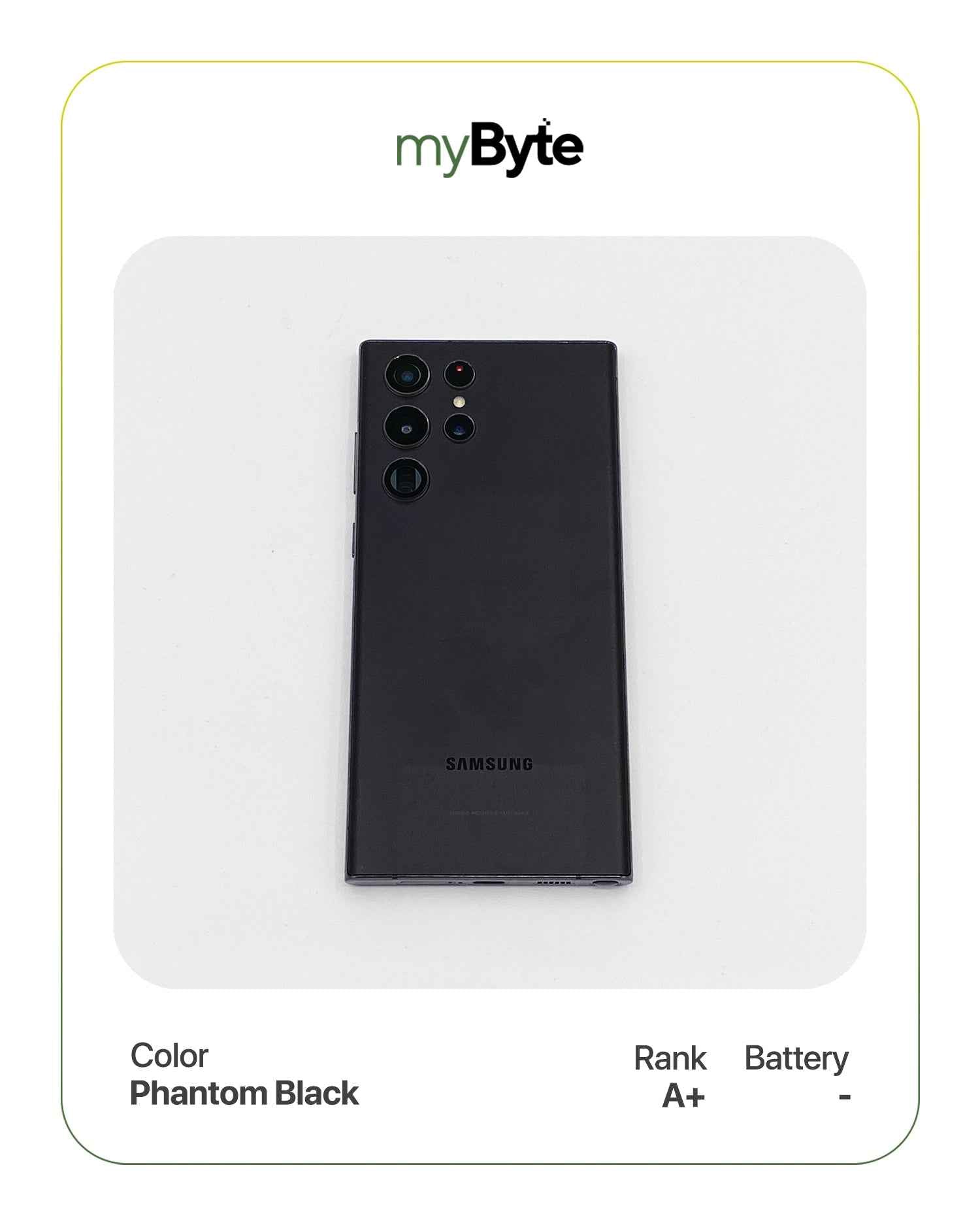 Samsung Galaxy S22 Ultra 5G 256GB (SIM Free) myByte International