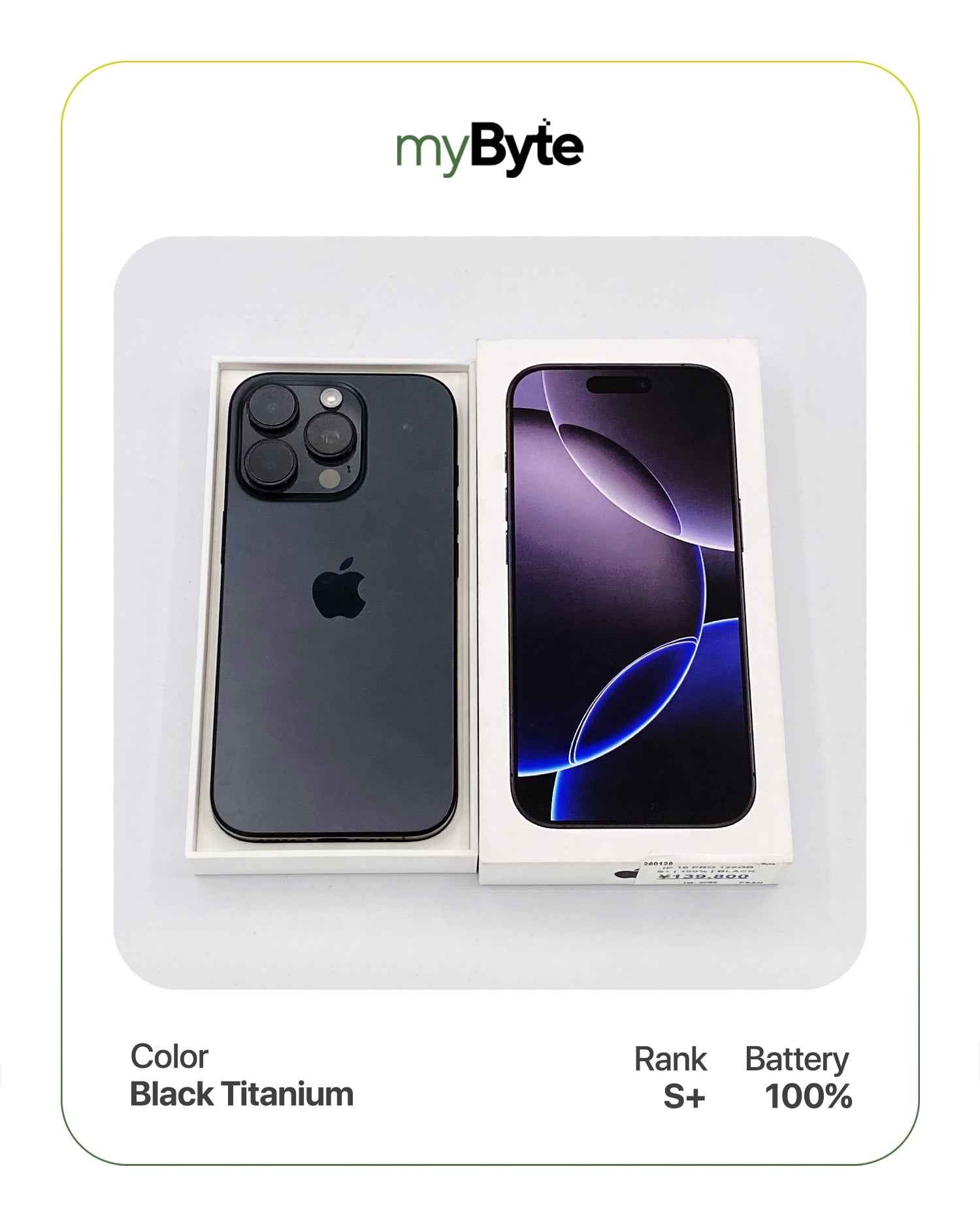 iPhone 16 Pro 5G 128GB (SIM Free) – myByte International