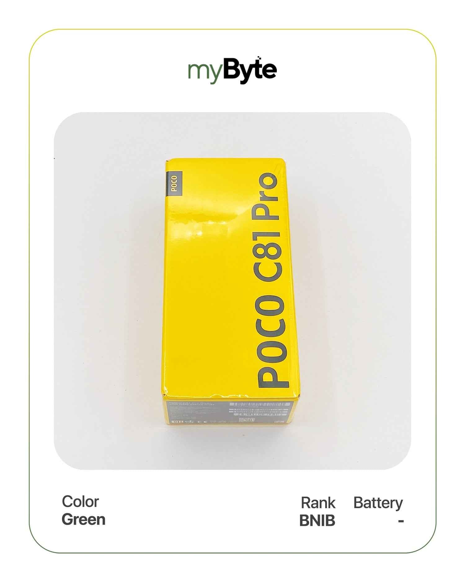 Xiaomi POCO C81 Pro 256GB myByte International