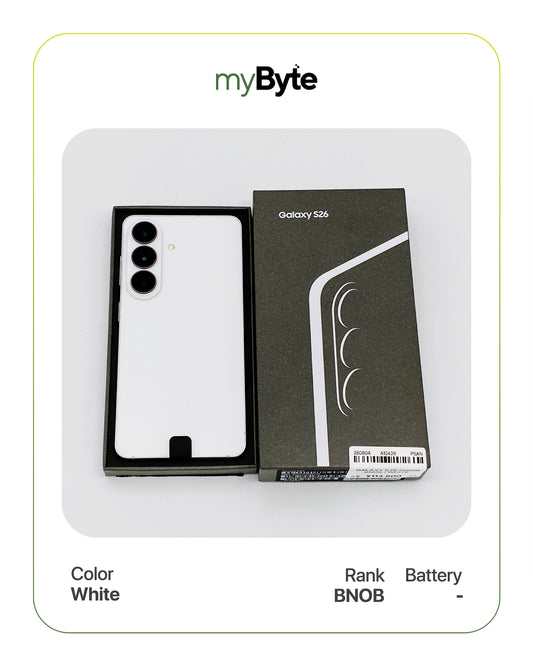 Samsung Galaxy S26 5G 256GB (SIM Free) White myByte International