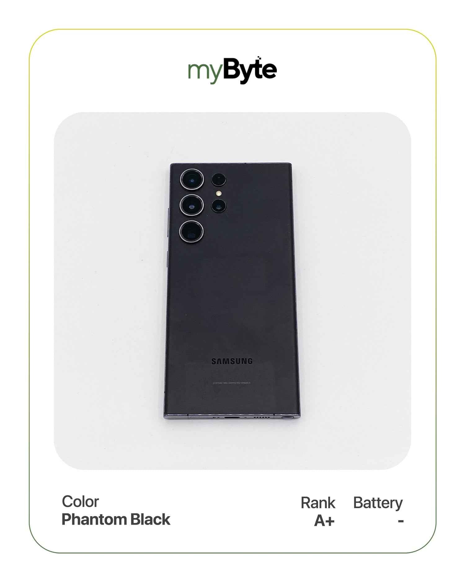 Samsung Galaxy S23 Ultra 5G 256GB (SIM Free) myByte International