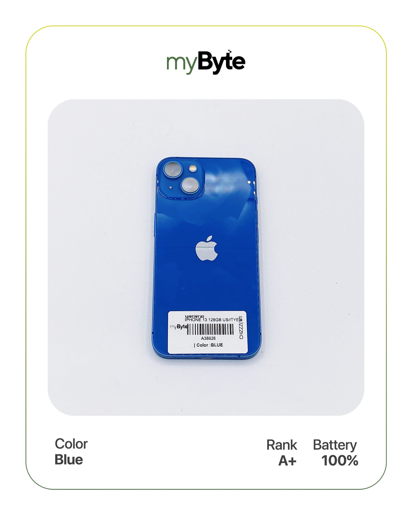 iPhone 13 5G 128GB (SIM Free) myByte International