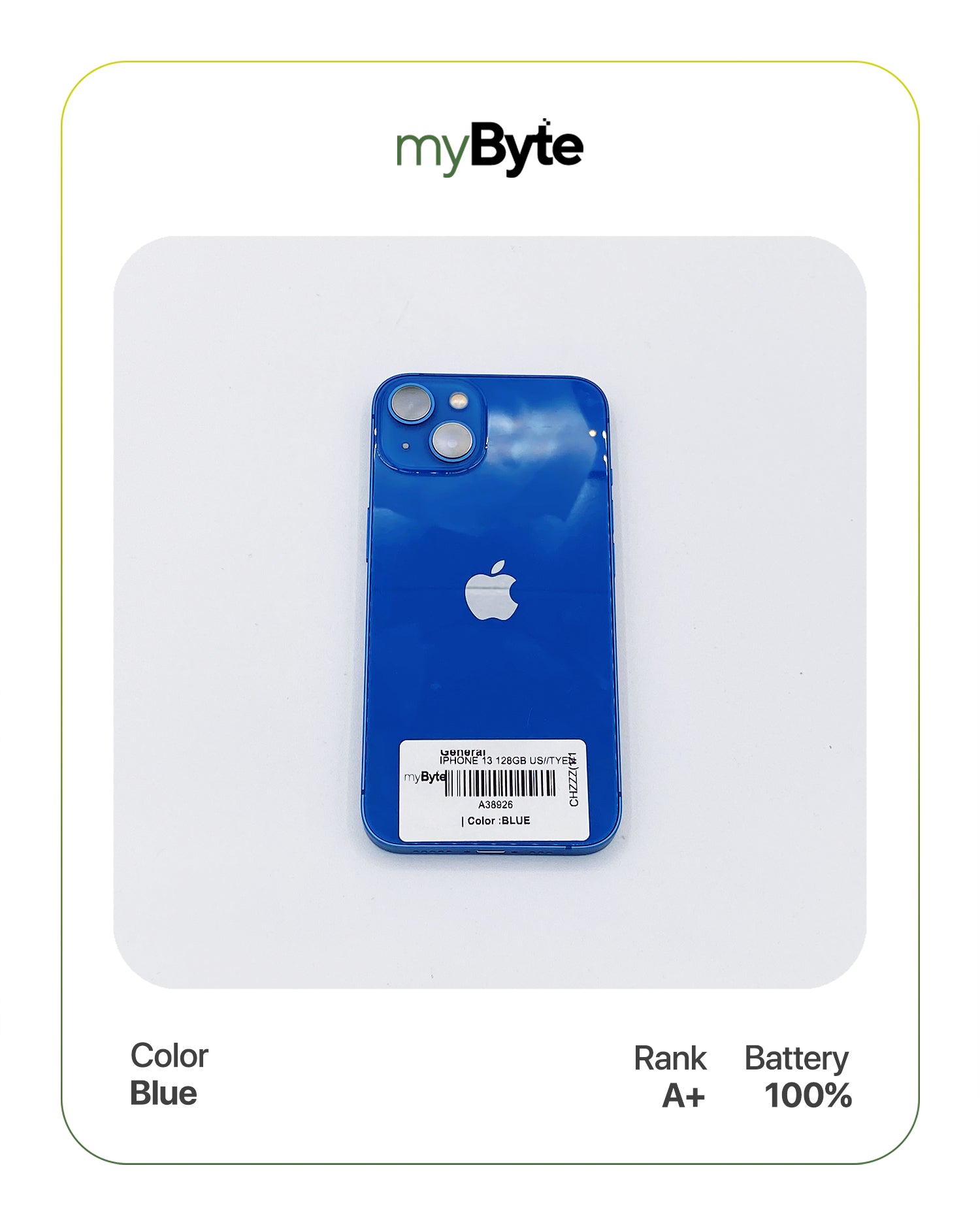 iPhone 13 5G 128GB (SIM Free) myByte International