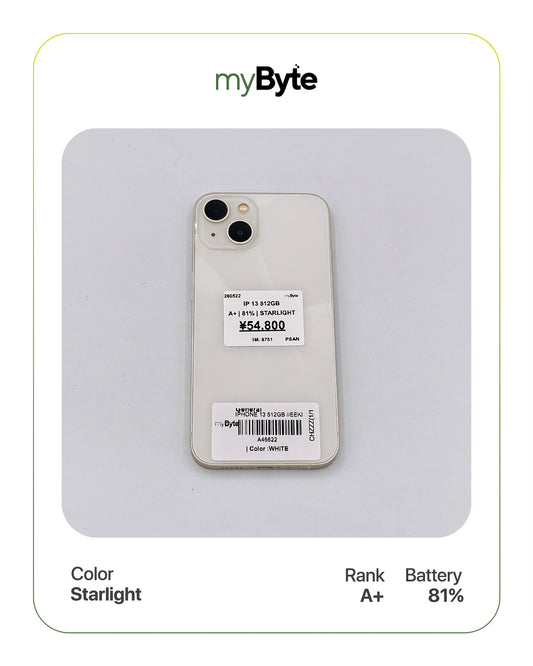 iPhone 13 5G 512GB (SIM Free) myByte International