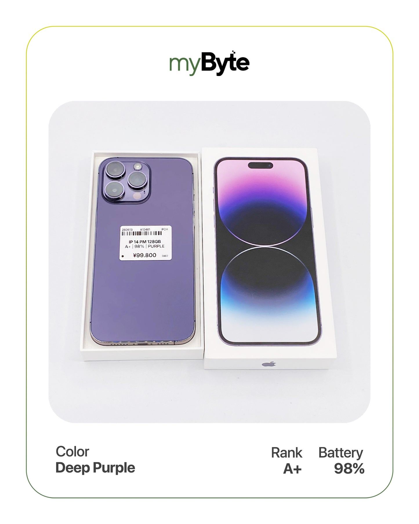 iPhone 14 Pro Max 5G 128GB (SIM Free) myByte International