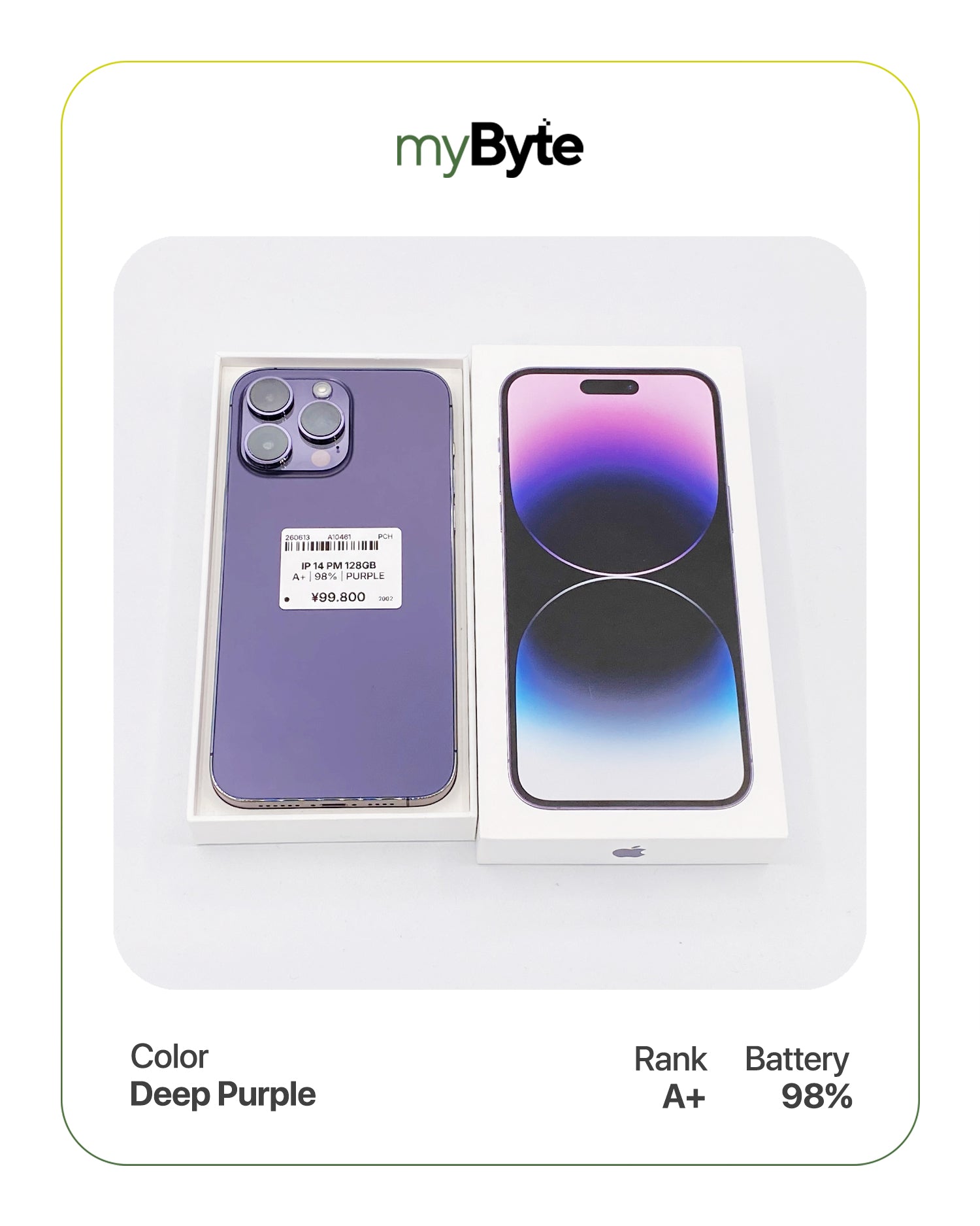 iPhone 14 Pro Max 5G 128GB (SIM Free) myByte International