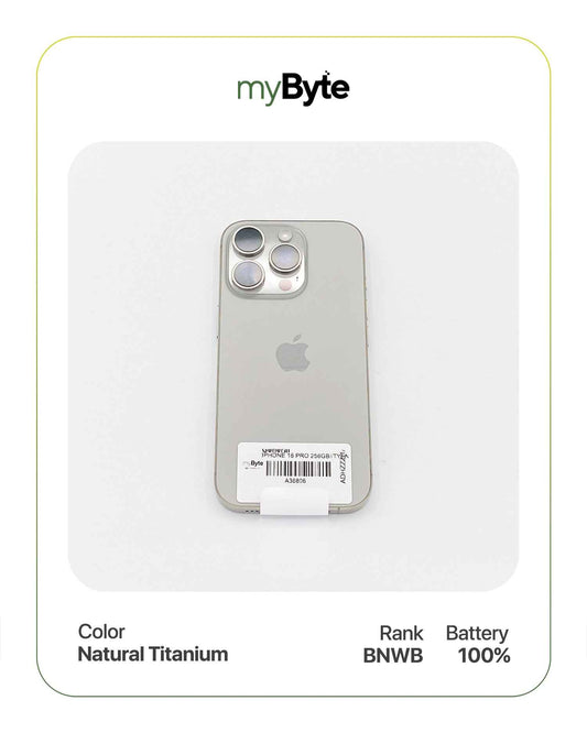 iPhone 16 Pro 5G 1TB (SIM Free) Natural Titanium myByte International